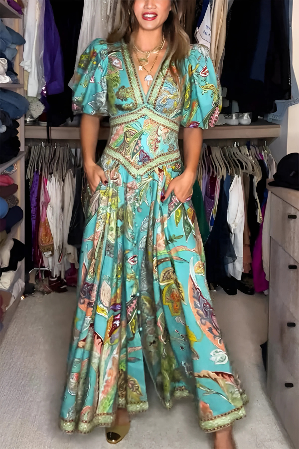 Jayla | Airy V-Neck Maxi Dress