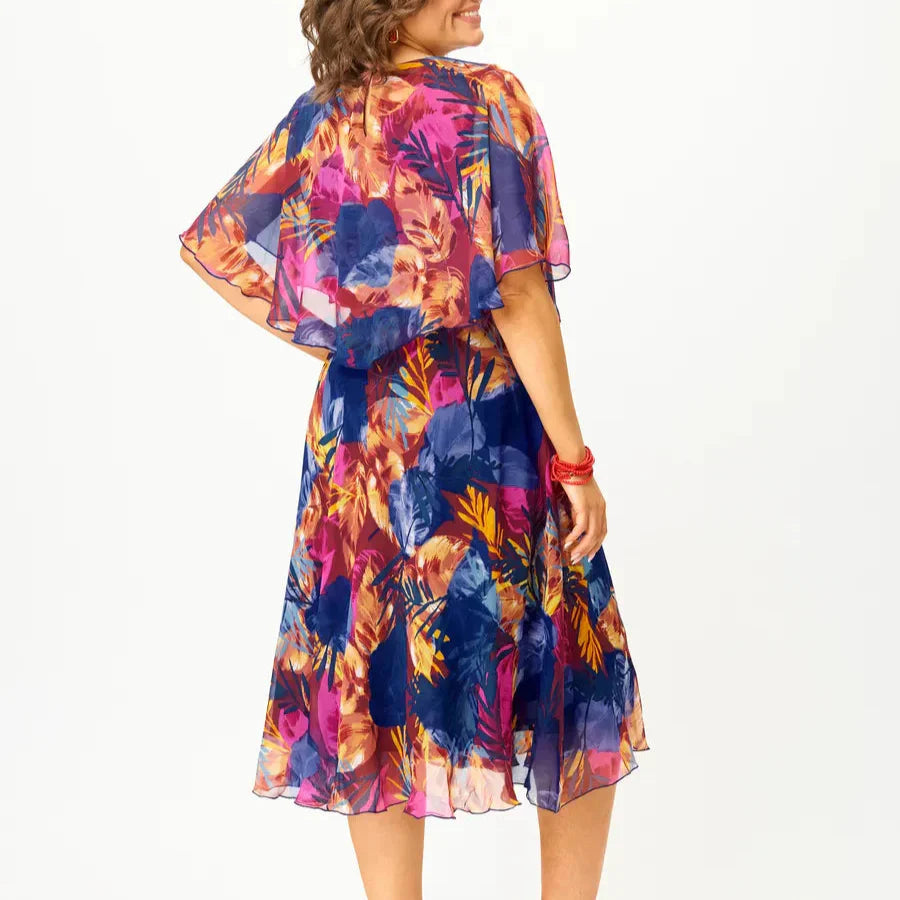 CAELIA | Flowing Plus-Size Dress with Effortless Elegance