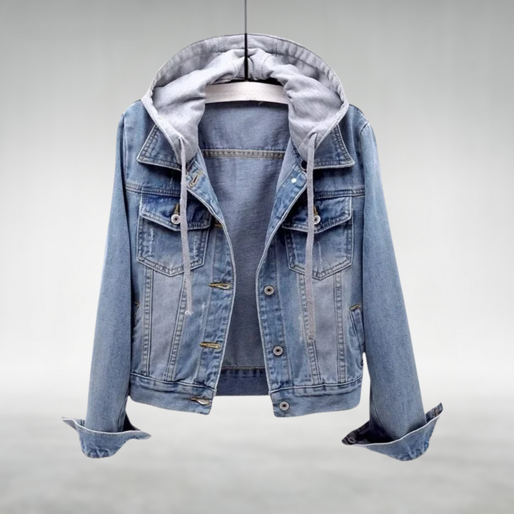 Zelle | Denim Hoodie