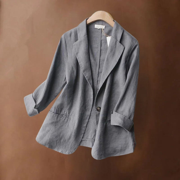 Aubrey™ - Stylish Linen Blazer