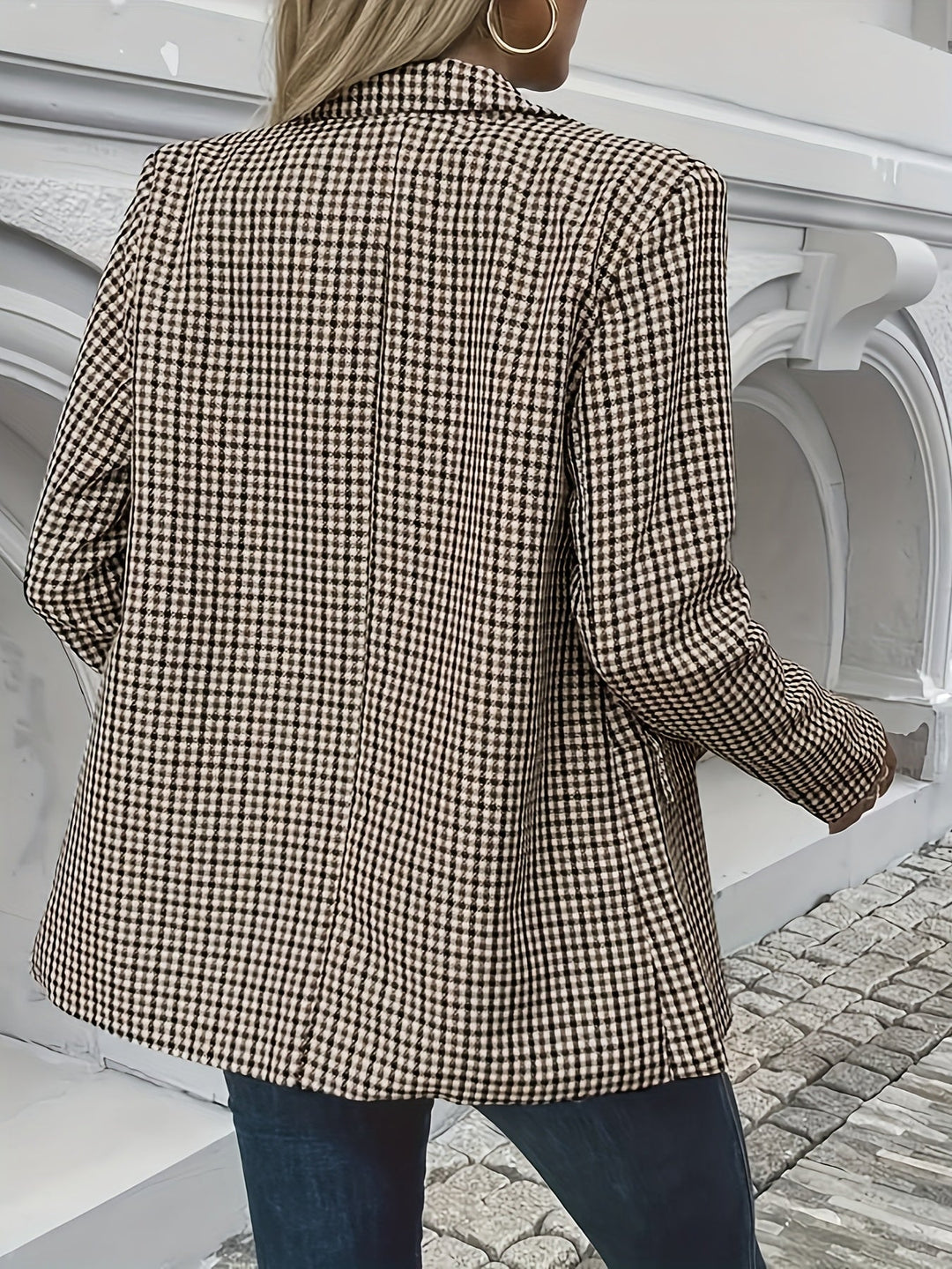 Luna™ - Elegant Plaid Blazer