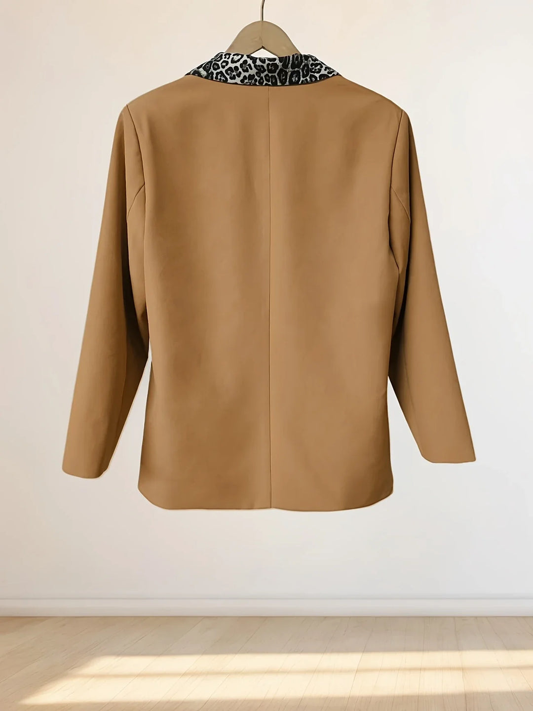 Peyton™ - Elegant Leopard Print Collar Coat