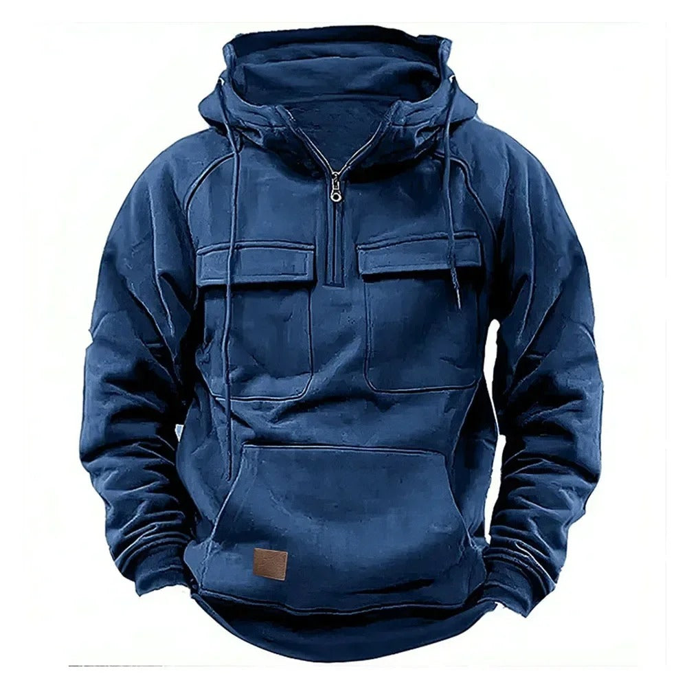 KYRON | Tactical Winter Hoodie with Half-Zip