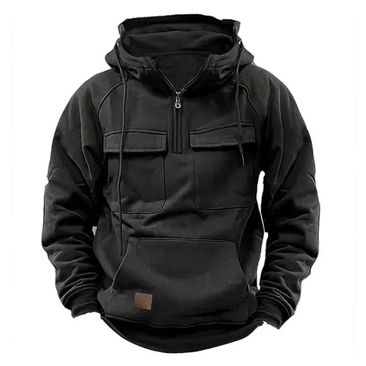 KYRON | Tactical Winter Hoodie with Half-Zip
