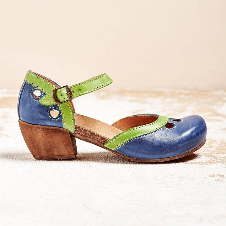 Faye | Comfortable Low-Heeled Sandals
