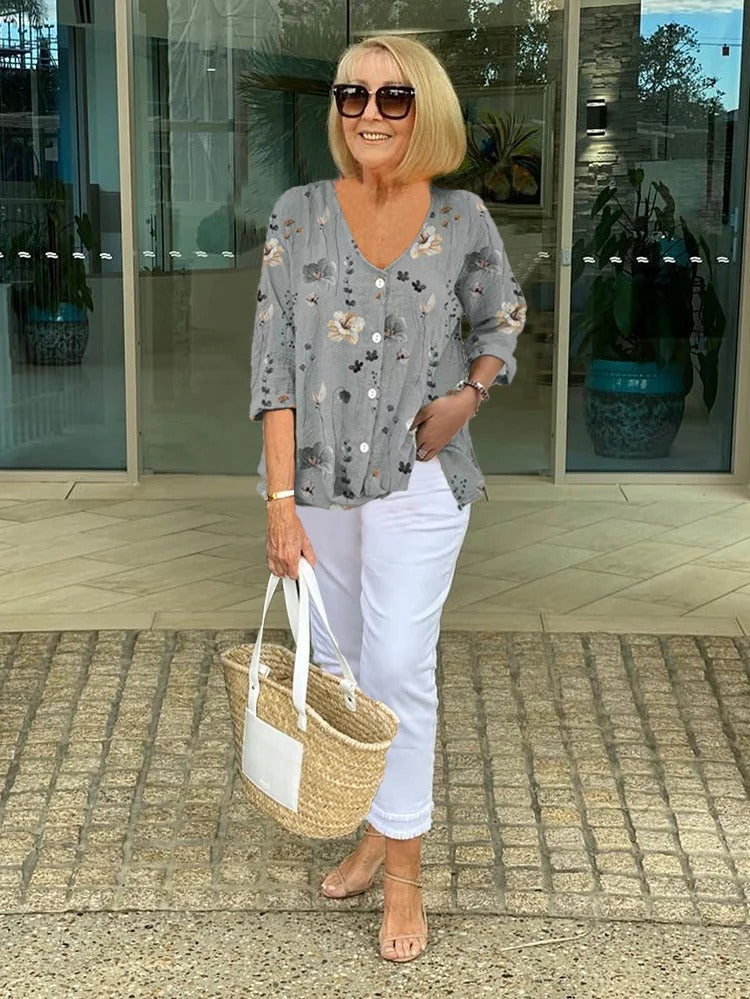 ARLENA | Breezy Floral Top for Effortless Style