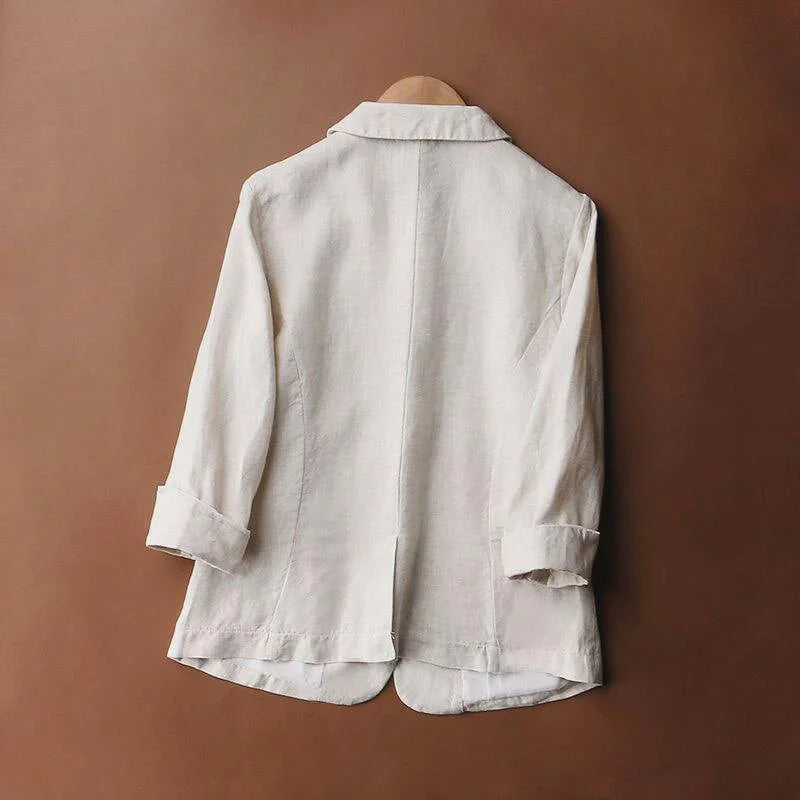 Aubrey™ - Stylish Linen Blazer