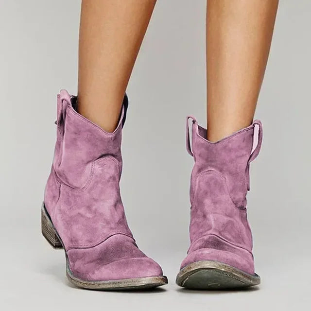 SIERRA | Western-Inspired Ankle Boots