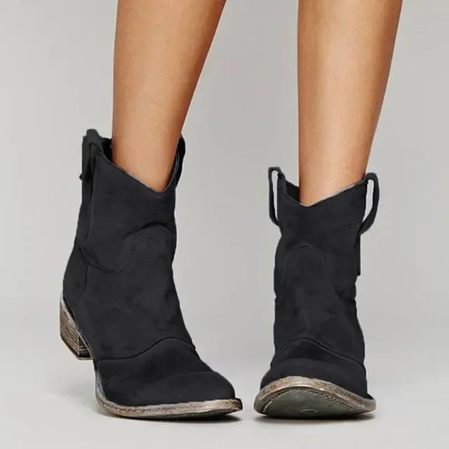 SIERRA | Western-Inspired Ankle Boots