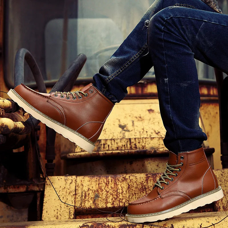 NOEL | Retro-Inspired Leather Boots