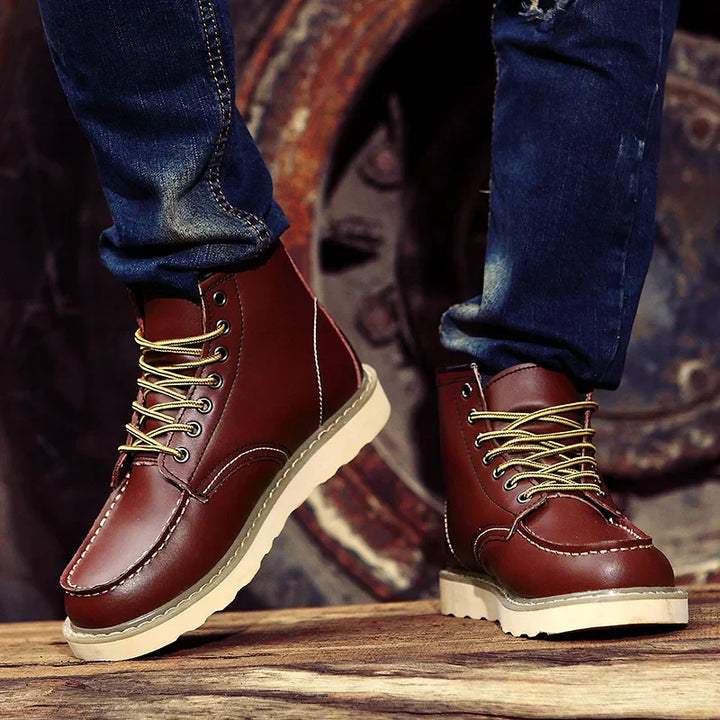 NOEL | Retro-Inspired Leather Boots