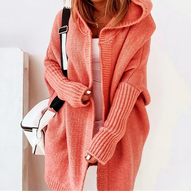 ANORA | Oversized Hooded Cardigan