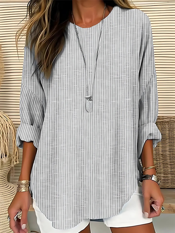 SERENA | Striped Everyday Blouse