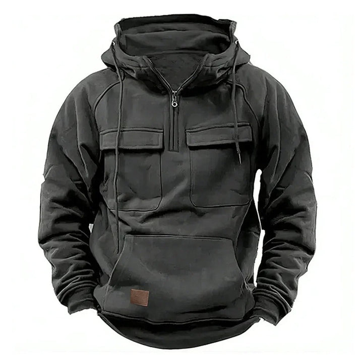 KYRON | Tactical Winter Hoodie with Half-Zip