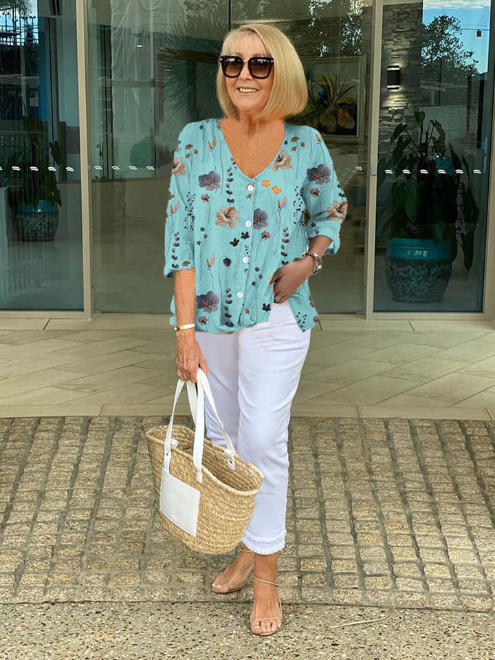 ARLENA | Breezy Floral Top for Effortless Style