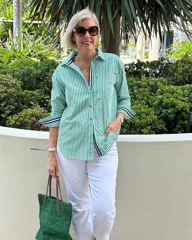 Ayva | Striped Shirt