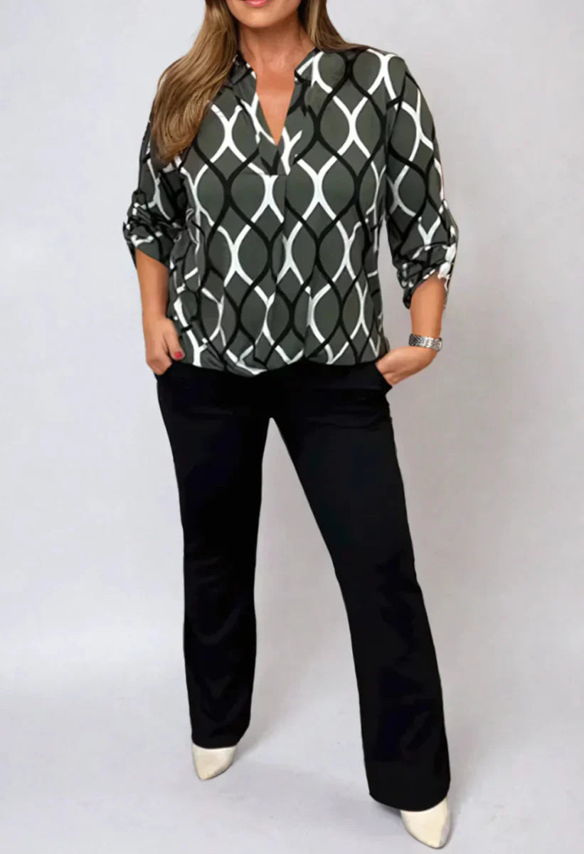 Jannita | Elegant Long Sleeve Blouse