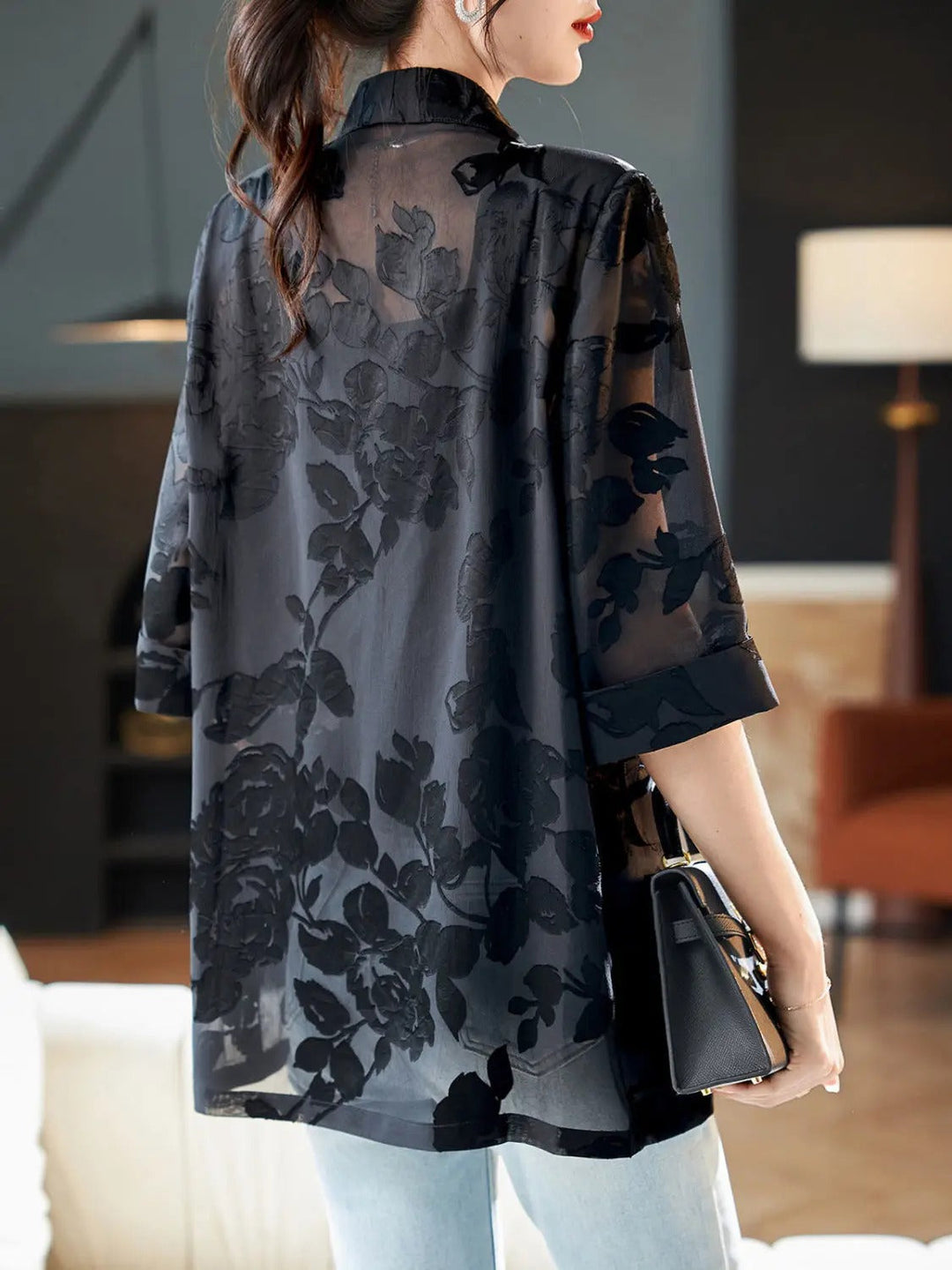 Aubrey™ - Elegant Floral Blazer