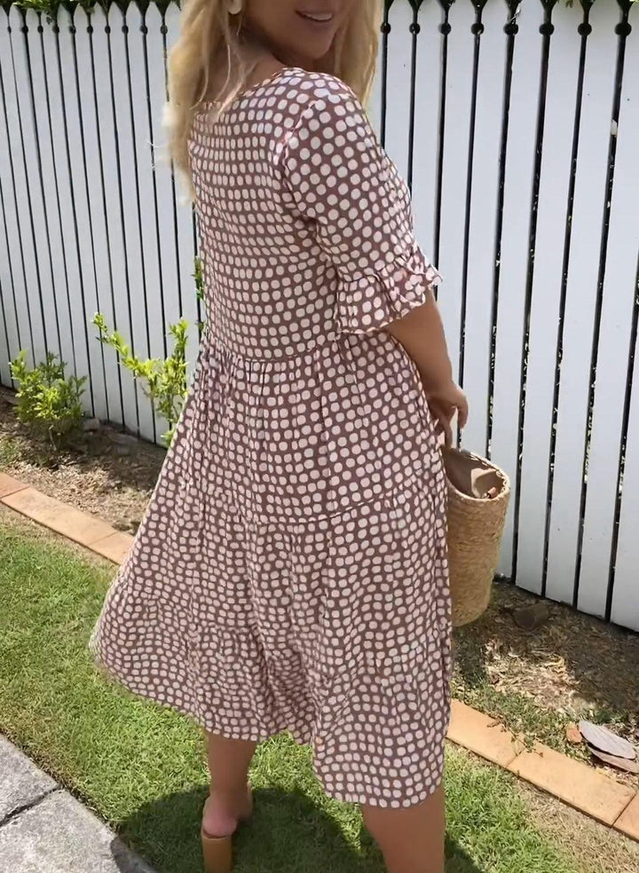 LYNDEN | Breezy Midi Dress with Everyday Elegance
