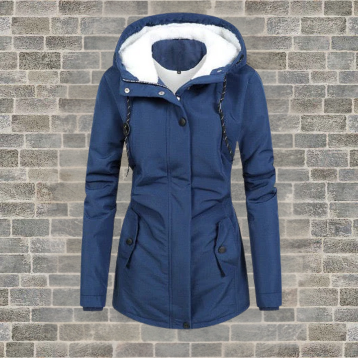 ALYSIA | Elegant Pleated Winter Coat