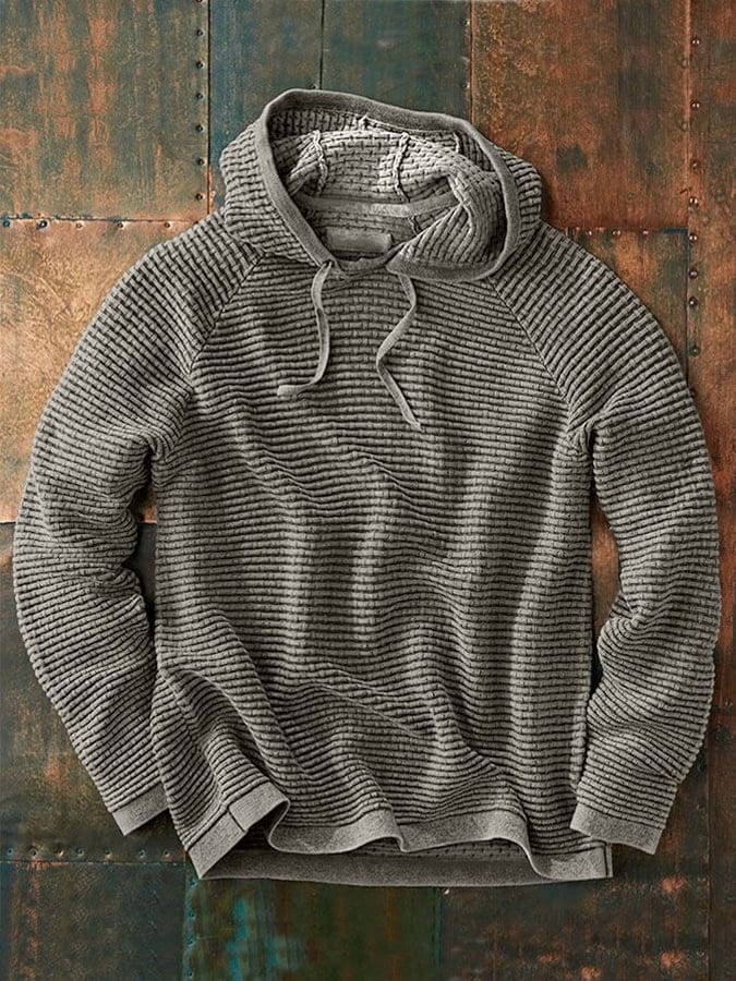DARIO | Knit Hoodie with Everyday Style