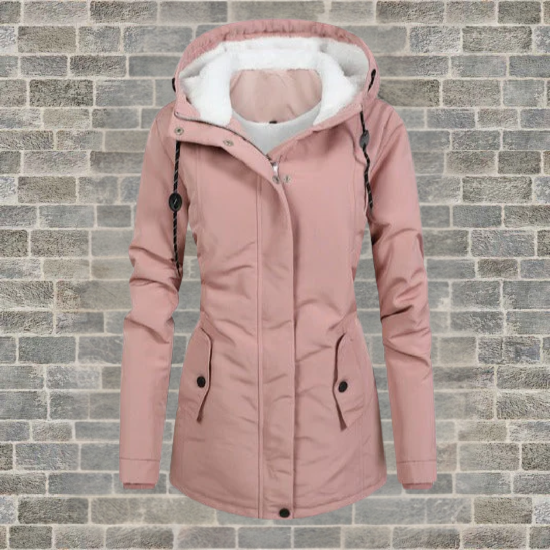 ALYSIA | Elegant Pleated Winter Coat