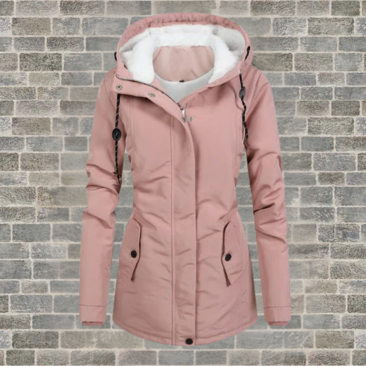 ALYSIA | Elegant Pleated Winter Coat