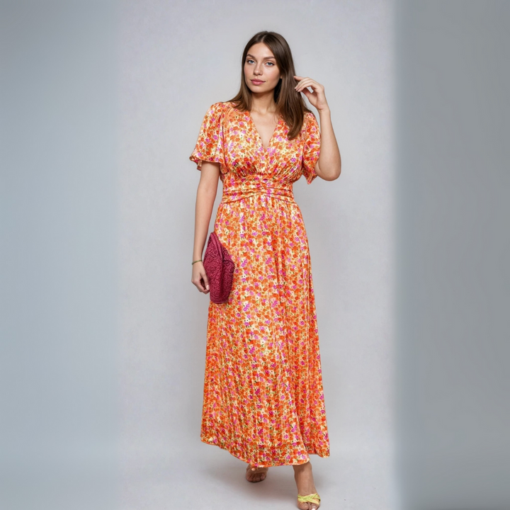 ELARA | Romantic Floral Maxi Dress