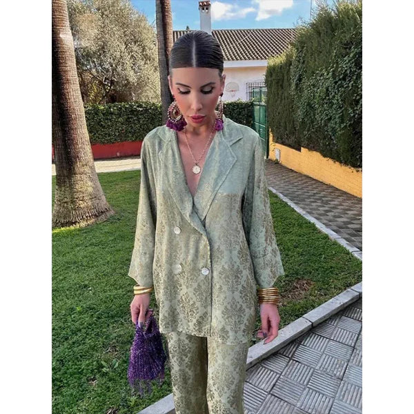 Eloise | Elegant Jacquard Blazer