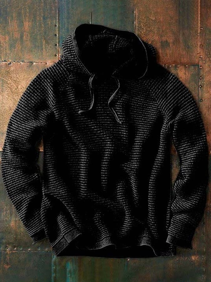 DARIO | Knit Hoodie with Everyday Style