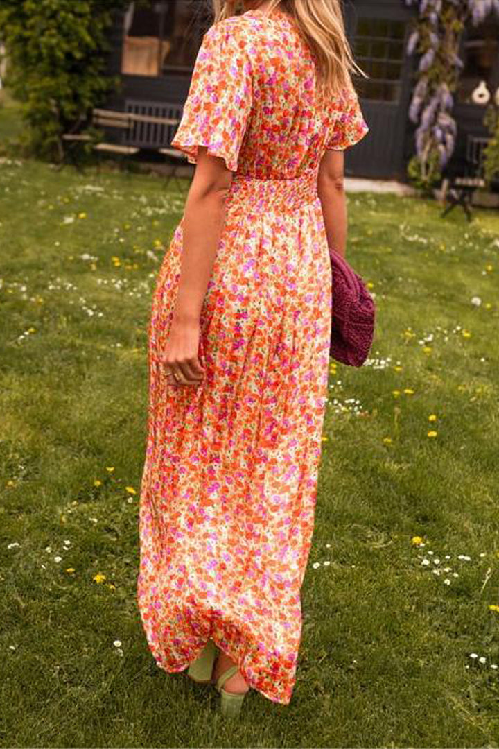 ELARA | Romantic Floral Maxi Dress