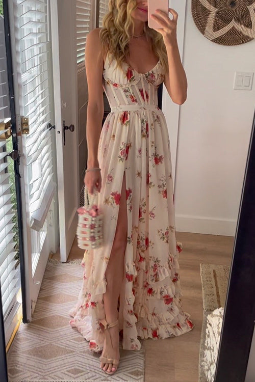 MEADOW | Flowing Floral Maxi Dress