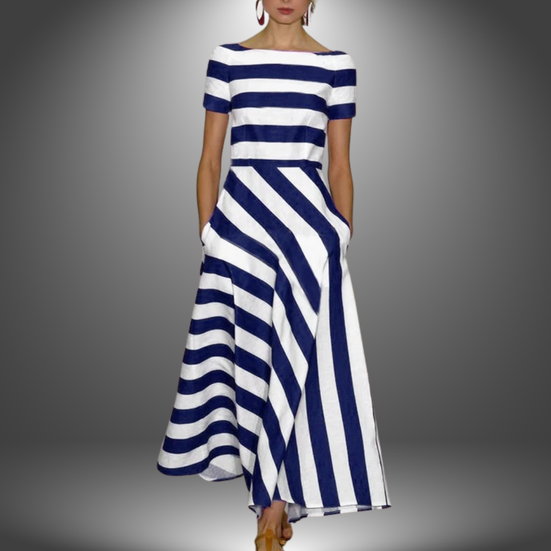 CANDY | Handmade Striped Maxi Dress