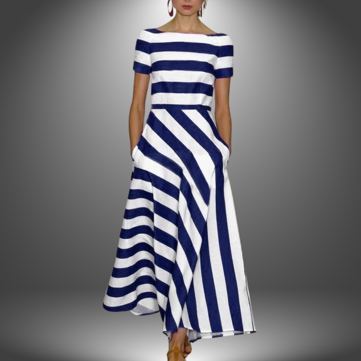 CANDY | Handmade Striped Maxi Dress