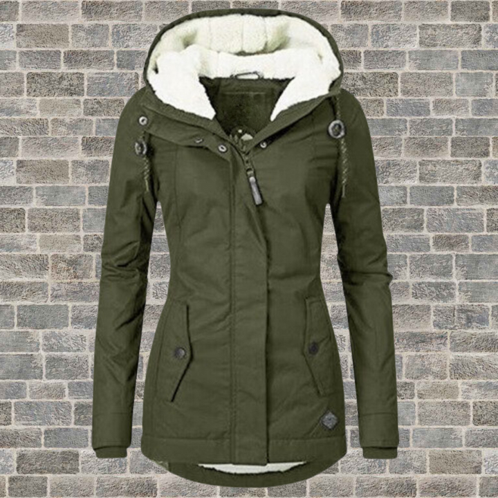 ALYSIA | Elegant Pleated Winter Coat
