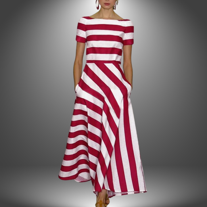 CANDY | Handmade Striped Maxi Dress