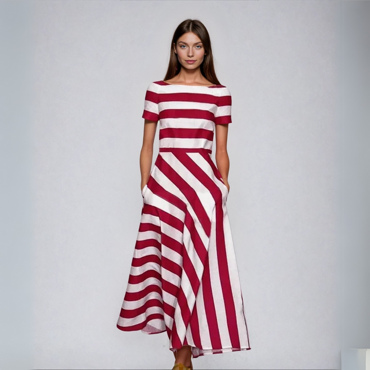 CANDY | Handmade Striped Maxi Dress