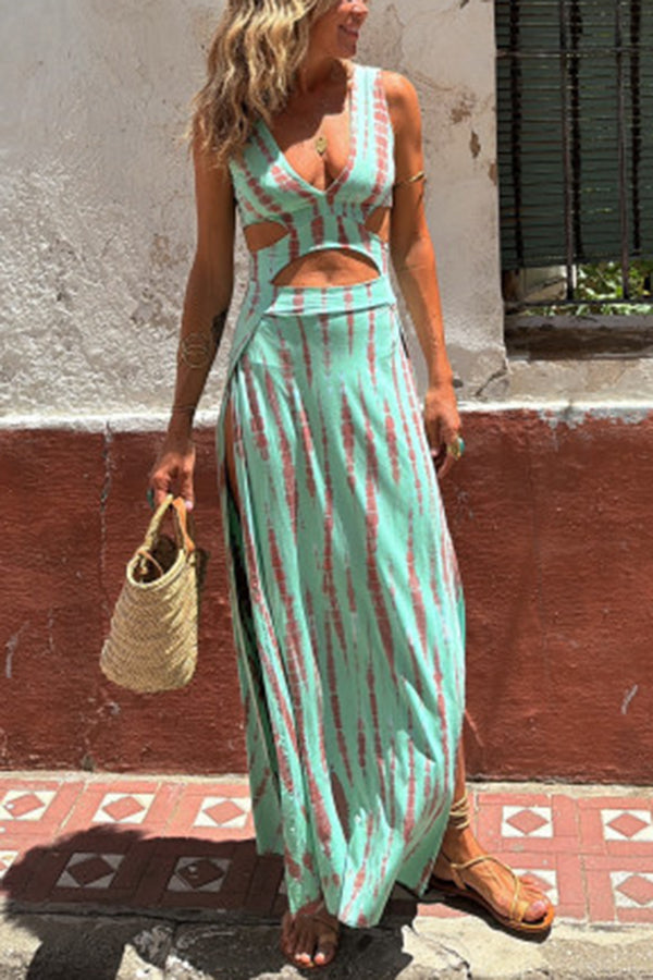 VALENNA | Bold Cut-Out Maxi Dress