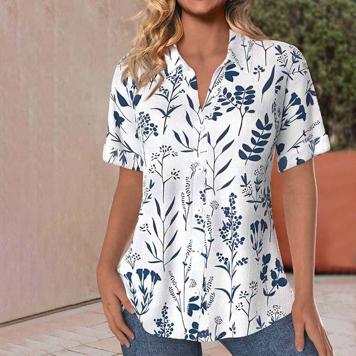 FERNDALE | Relaxed Blouse with Nature-Inspired Detail