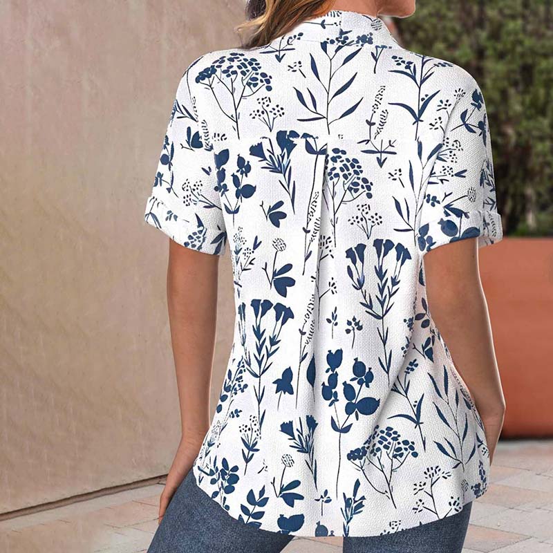 FERNDALE | Relaxed Blouse with Nature-Inspired Detail
