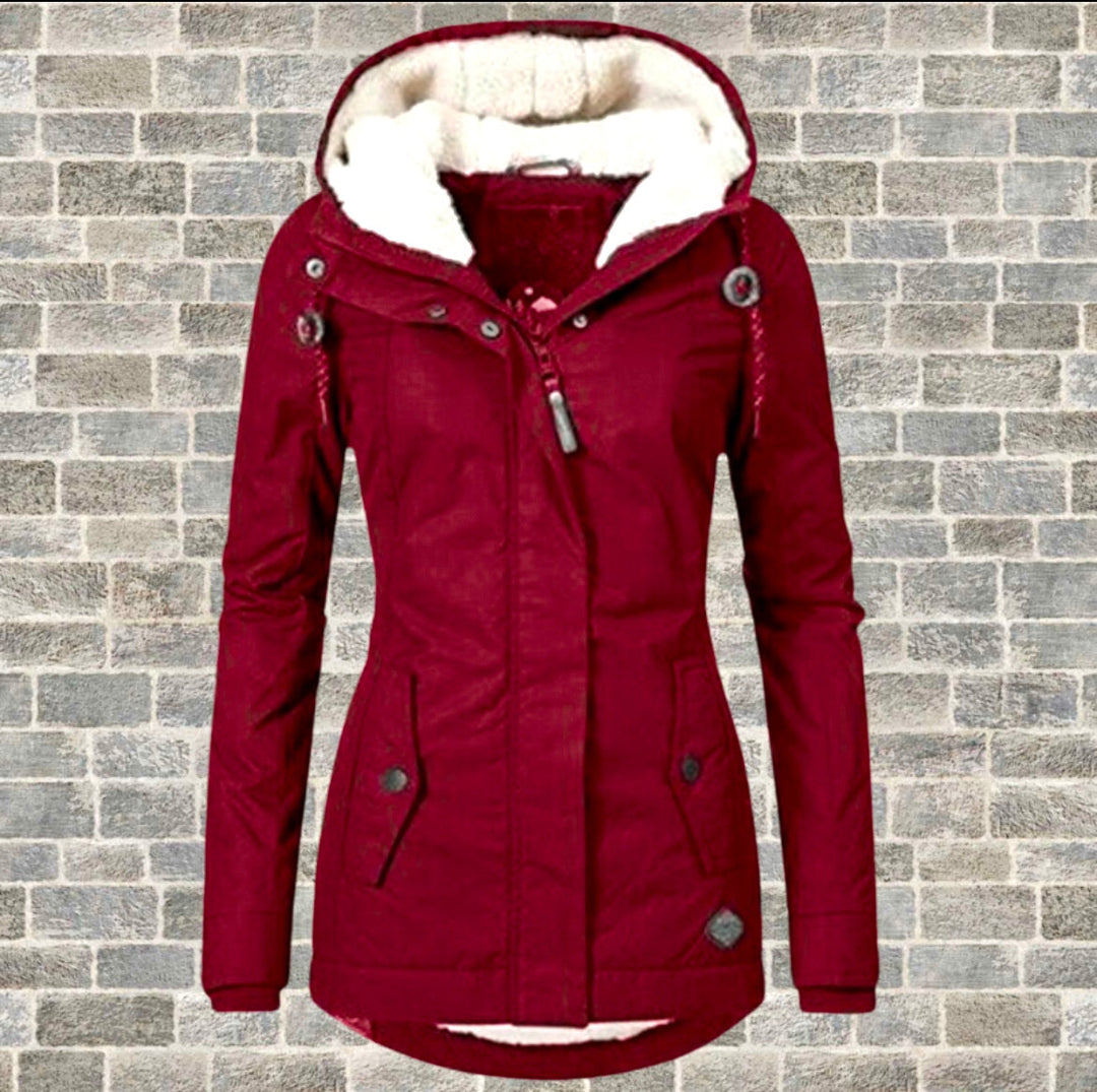 ALYSIA | Elegant Pleated Winter Coat