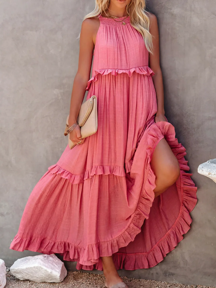 Betania | Ruffle Breeze Maxi Dress