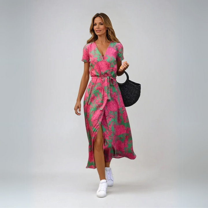 RAINA | Elegant V-Neck Dress