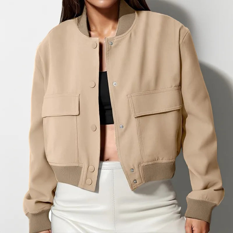 Mia™ - Vintage Bomber Jacket