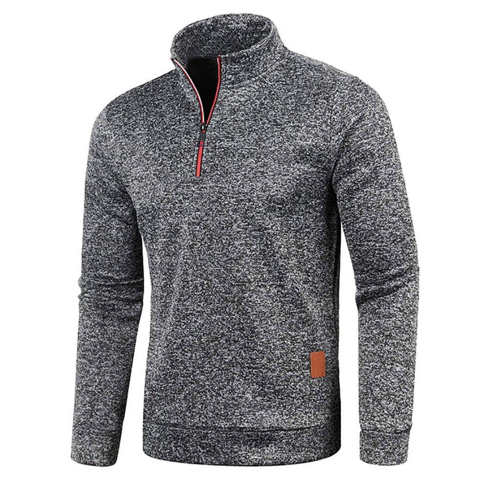 EVANDER | Half Zip Sweatshirt with Modern Edge