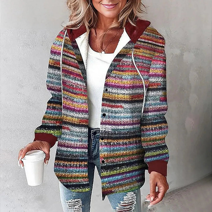 REMI | Oversized Plaid Jacket with Hood