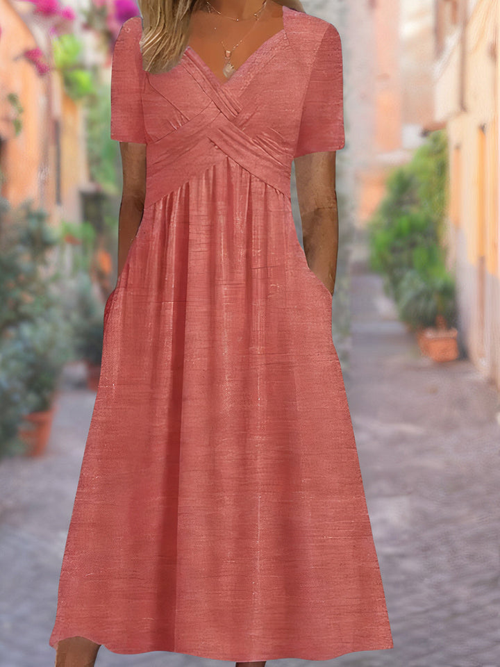 Aitana | Comfortable V-Neck Dress