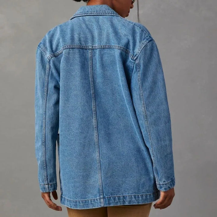 Ella™ - Stylish Denim Blazer Jacket