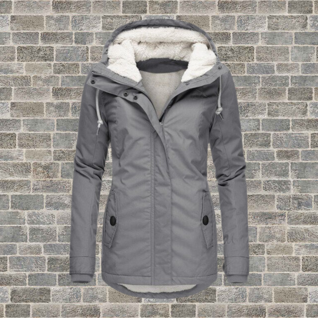 ALYSIA | Elegant Pleated Winter Coat