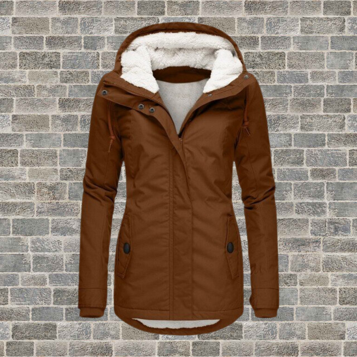 ALYSIA | Elegant Pleated Winter Coat
